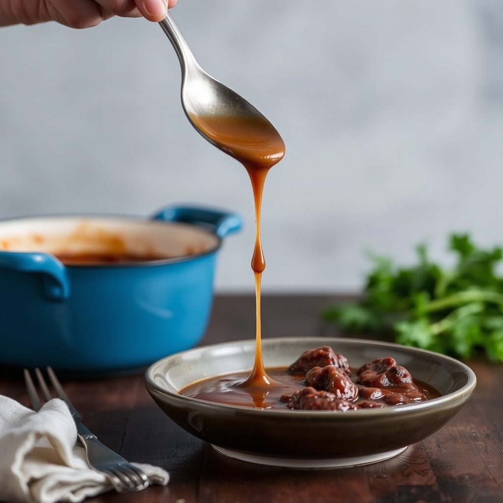 découvrez des astuces faciles et rapides pour épaissir la sauce de votre bœuf bourguignon et réaliser un plat savoureux,