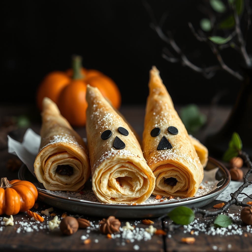 découvrez notre recette facile de feuilletés d'halloween avec seulement 2 ingrédients : savoureux, rapides à préparer et