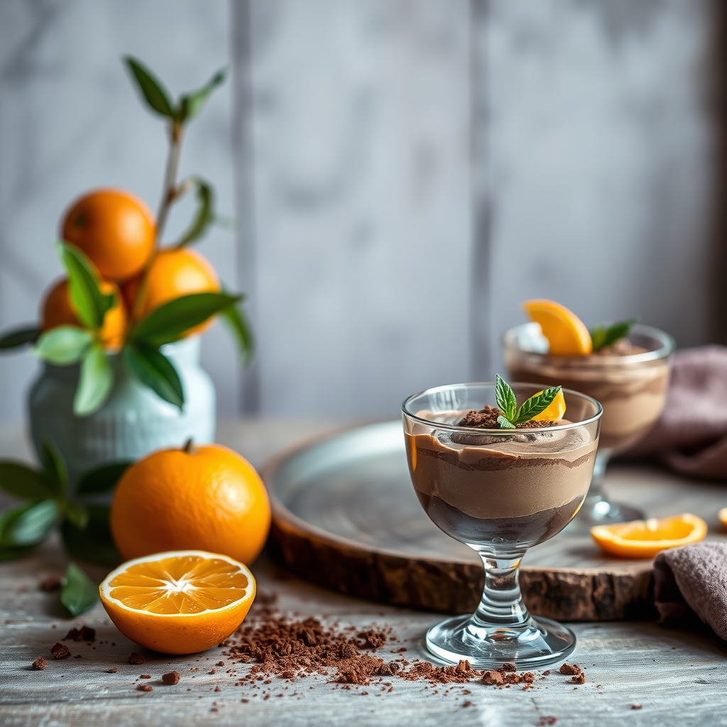 découvrez la recette gourmande de la mousse au chocolat et clémentine de cyril lignac, un dessert léger et parfumé parfa
