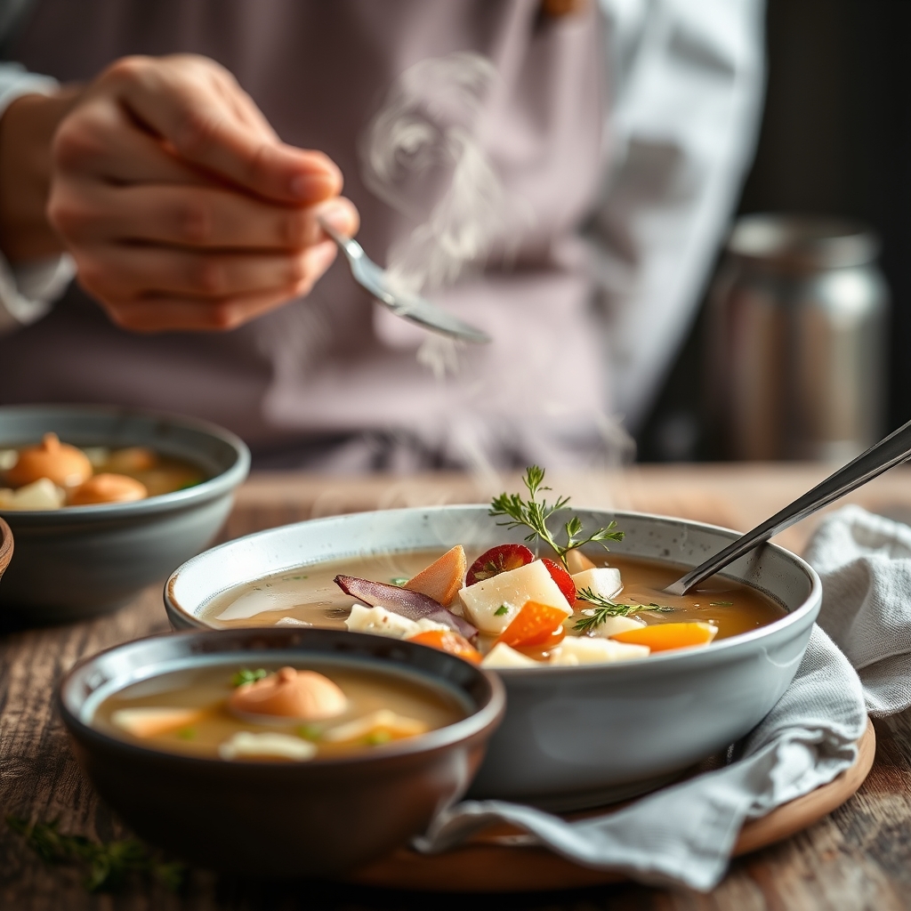 découvrez nos recettes de bouillons rapides : faciles, savoureuses et prêtes en quelques minutes pour des repas légers e