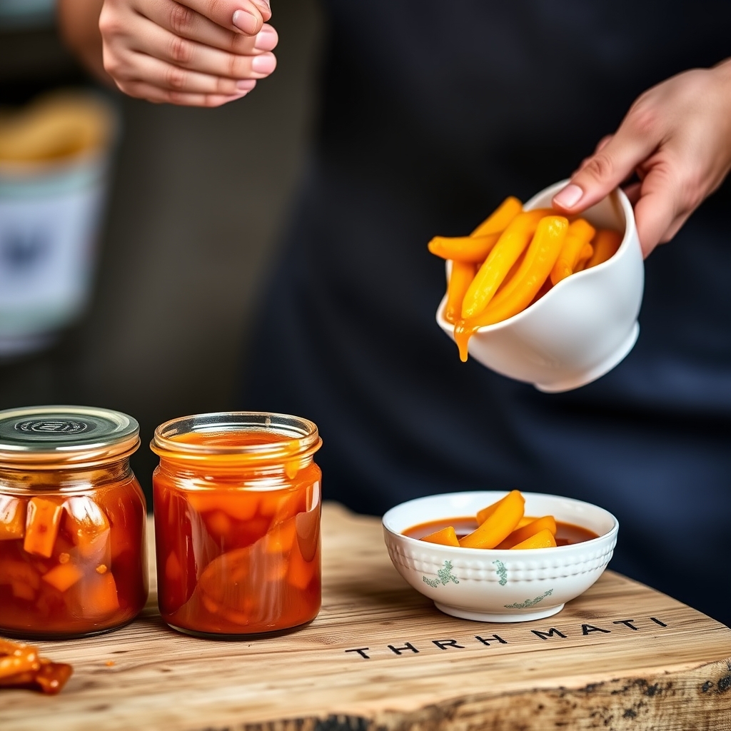 découvrez comment confire des jaunes d'œufs au gochujang pour une délicieuse touche coréenne, alliant douceur et saveurs