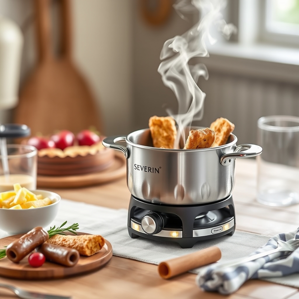profitez de notre offre exclusive : -30% sur l'appareil à fondue severin. idéal pour des soirées gourmandes en famille o