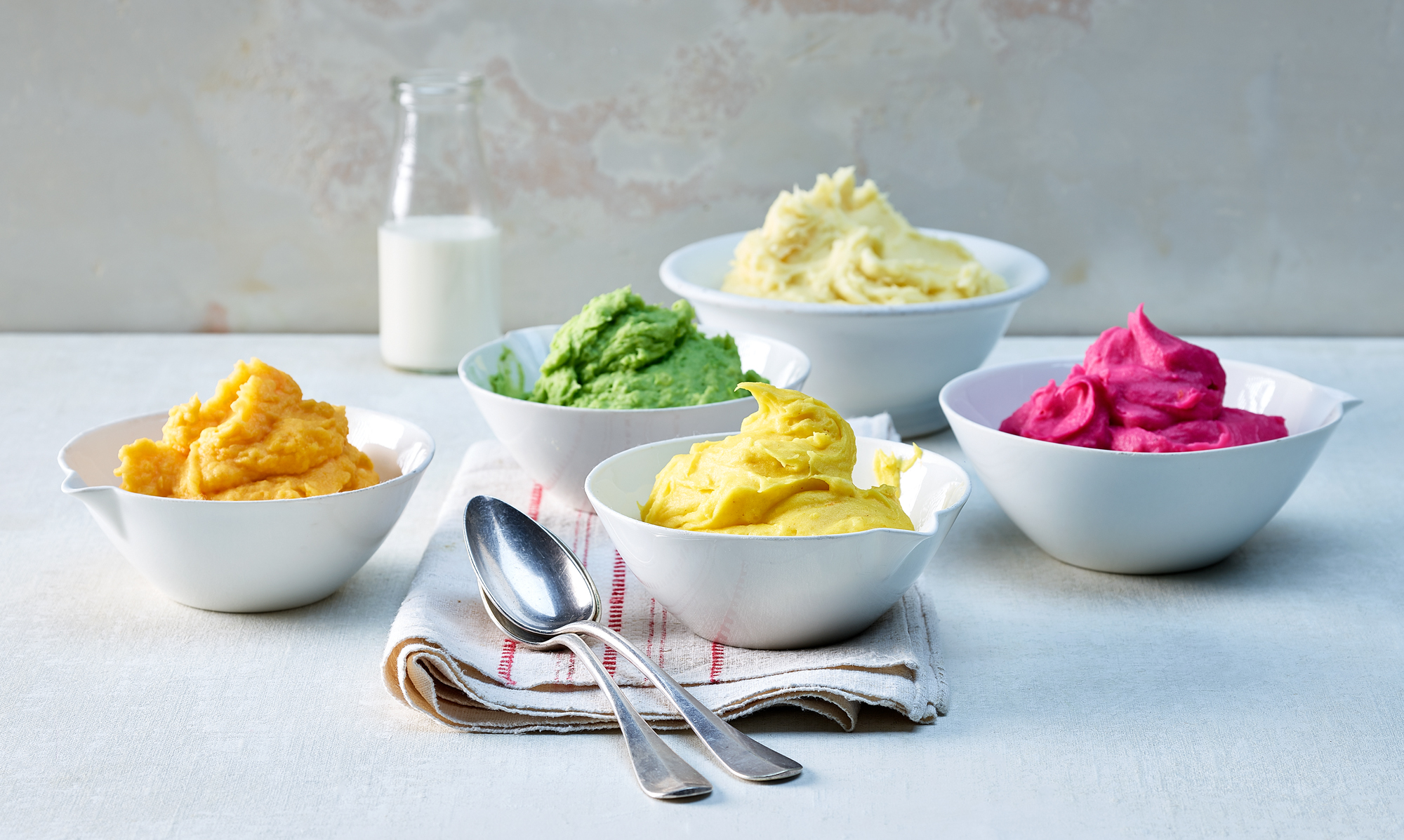 recettes colorées de purées pour égayer vos assiettes