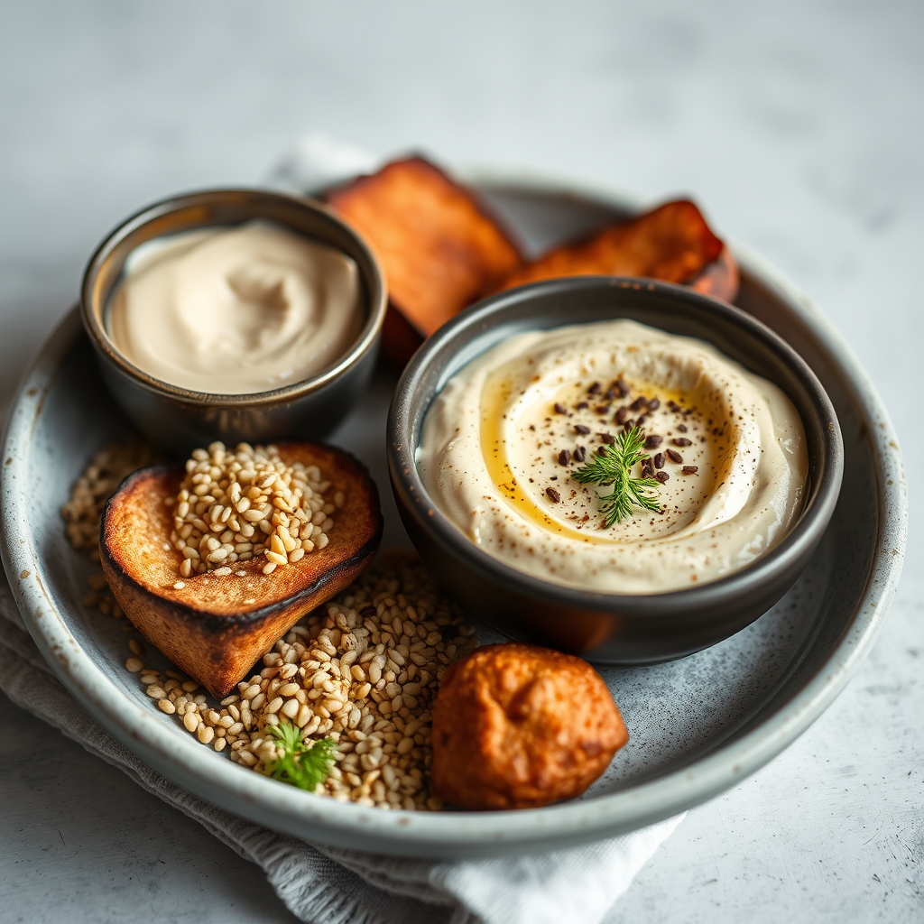découvrez des recettes savoureuses à base de graines de sésame et de tahini pour sublimer vos plats avec des saveurs aut